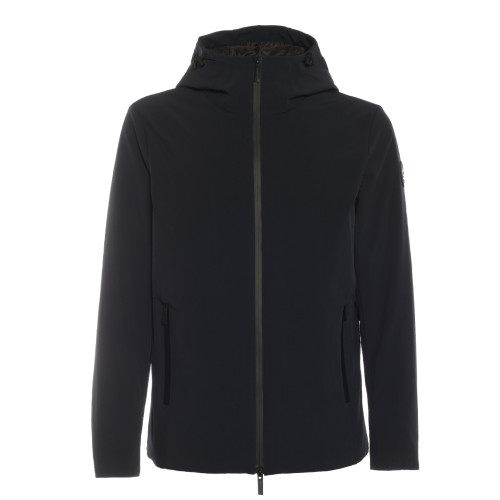 WOOLRICH: Giacca Pacific in Tech Softshell blu