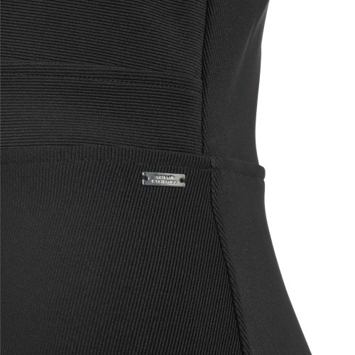 ARMANI: Vestito scollo a V nero